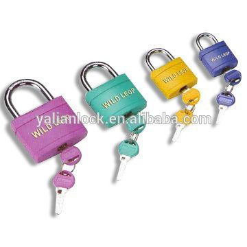 Factory direct sale popular plastic covered padlock